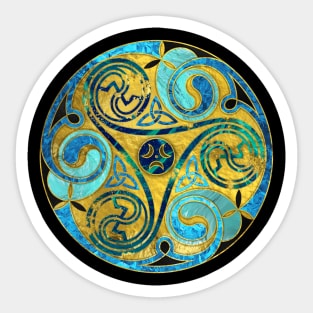 Decorative Triquetra Celtic Ornament Sticker